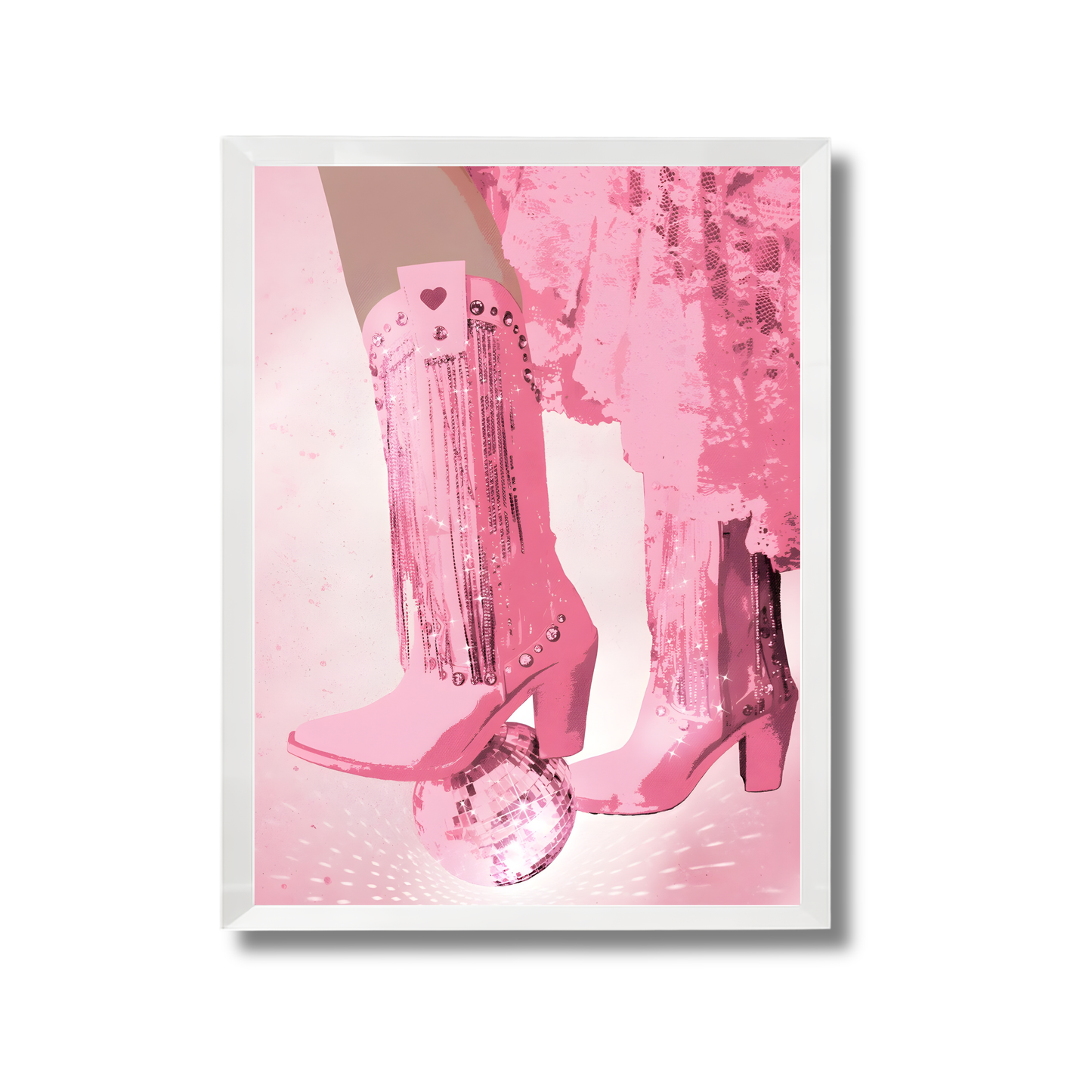 Funky Disco Cowgirl Girly Poster #513