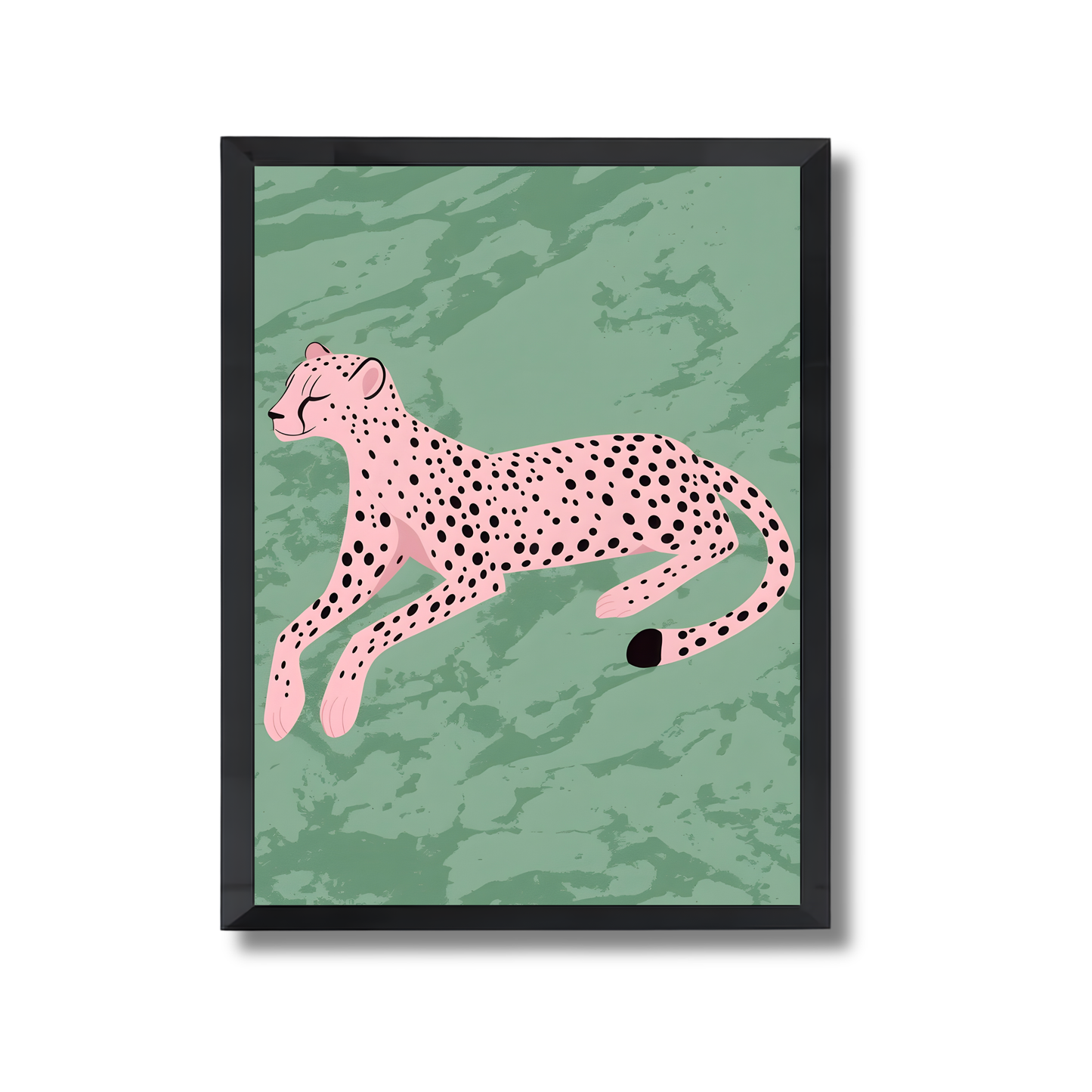 pink cheetah Girly Poster #516