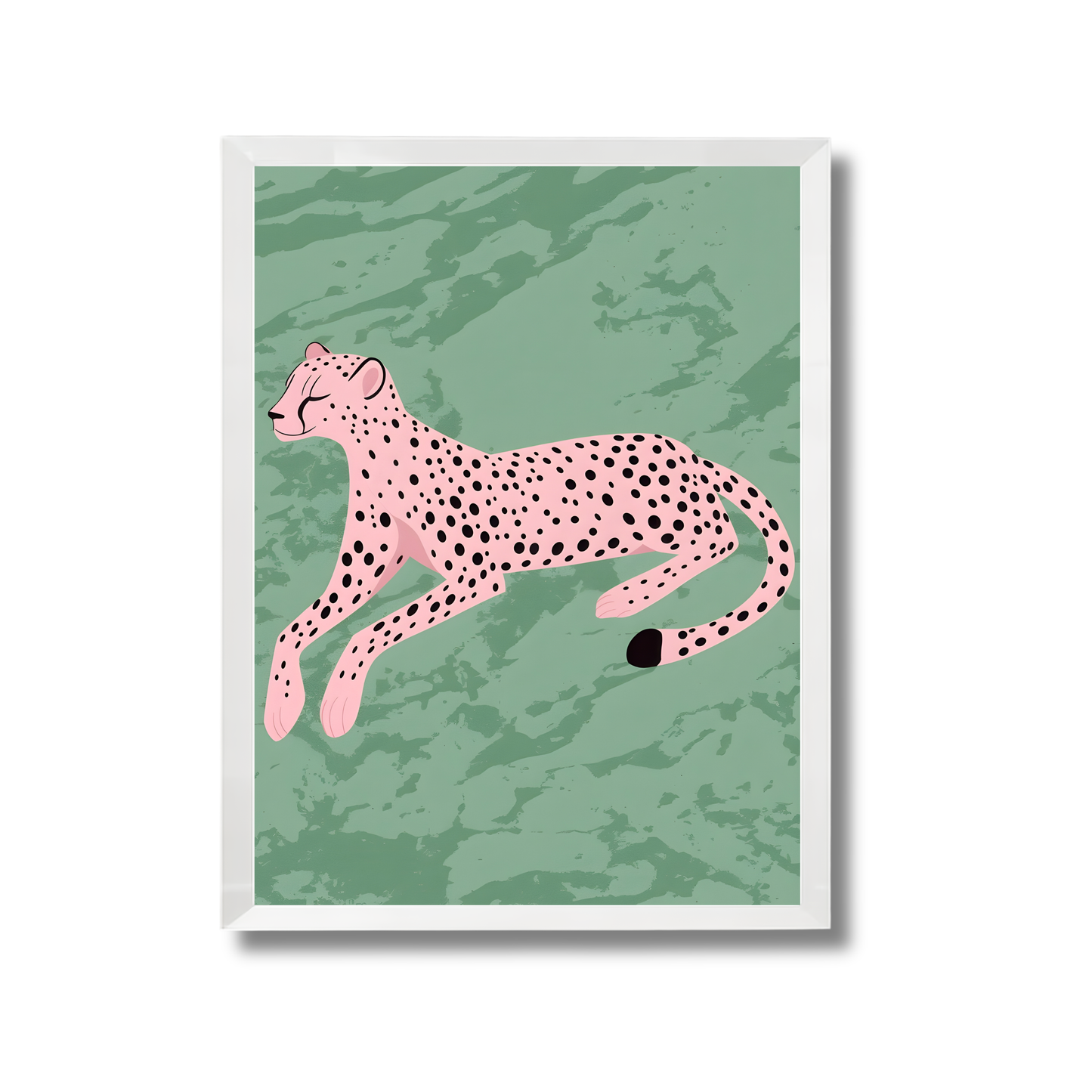 pink cheetah Girly Poster #516