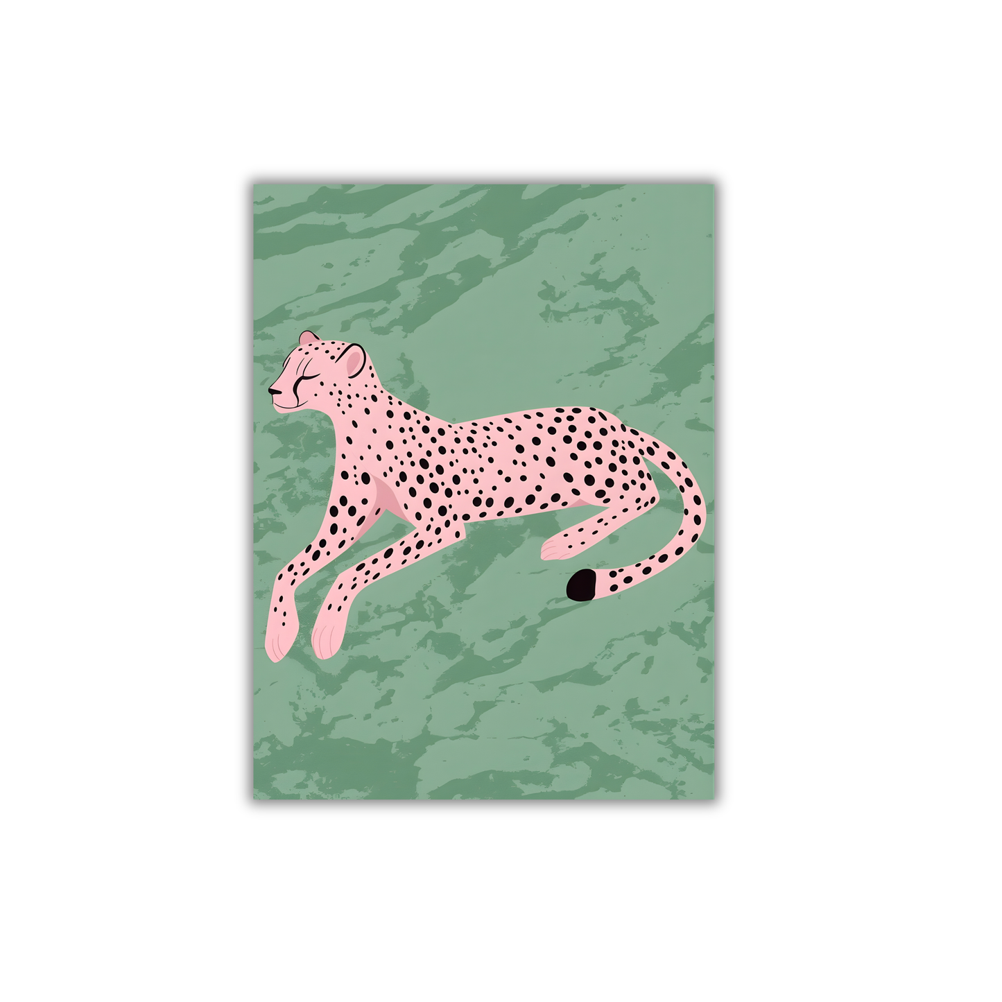 pink cheetah Girly Poster #516