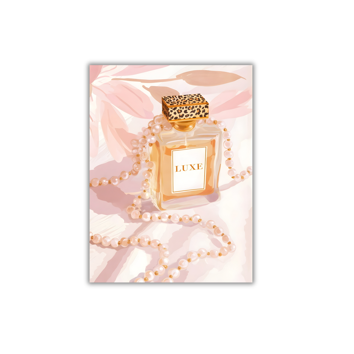 Leopard Perfume Bottle Girly Poster #517