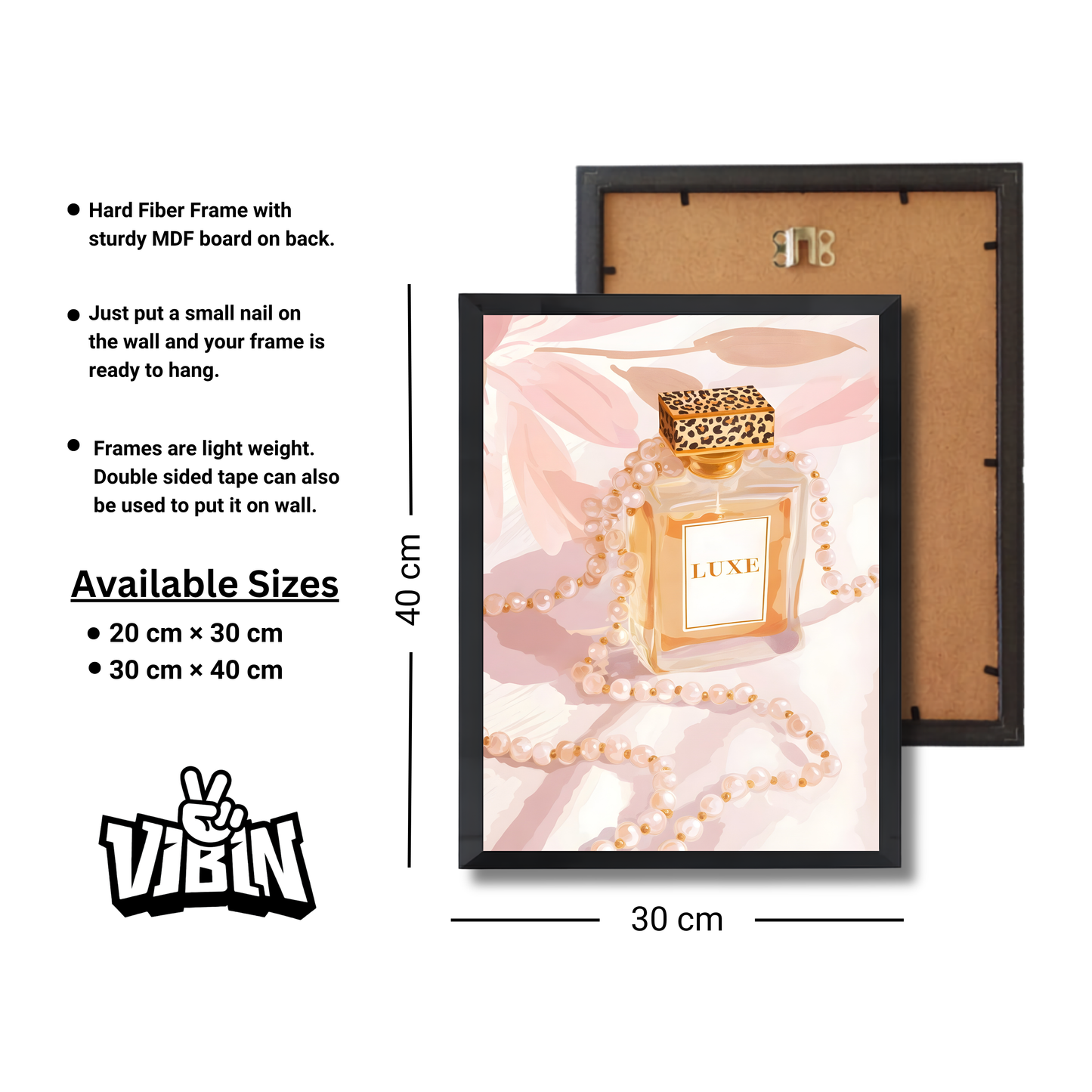 Leopard Perfume Bottle Girly Poster #517