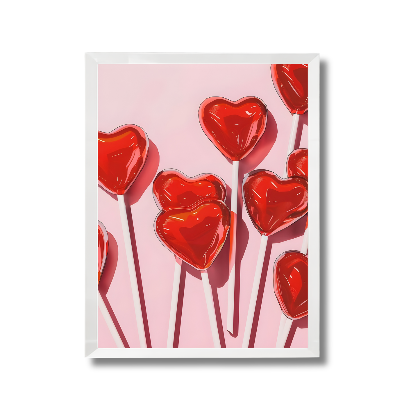 heart-shaped lollipops Girly Poster #520