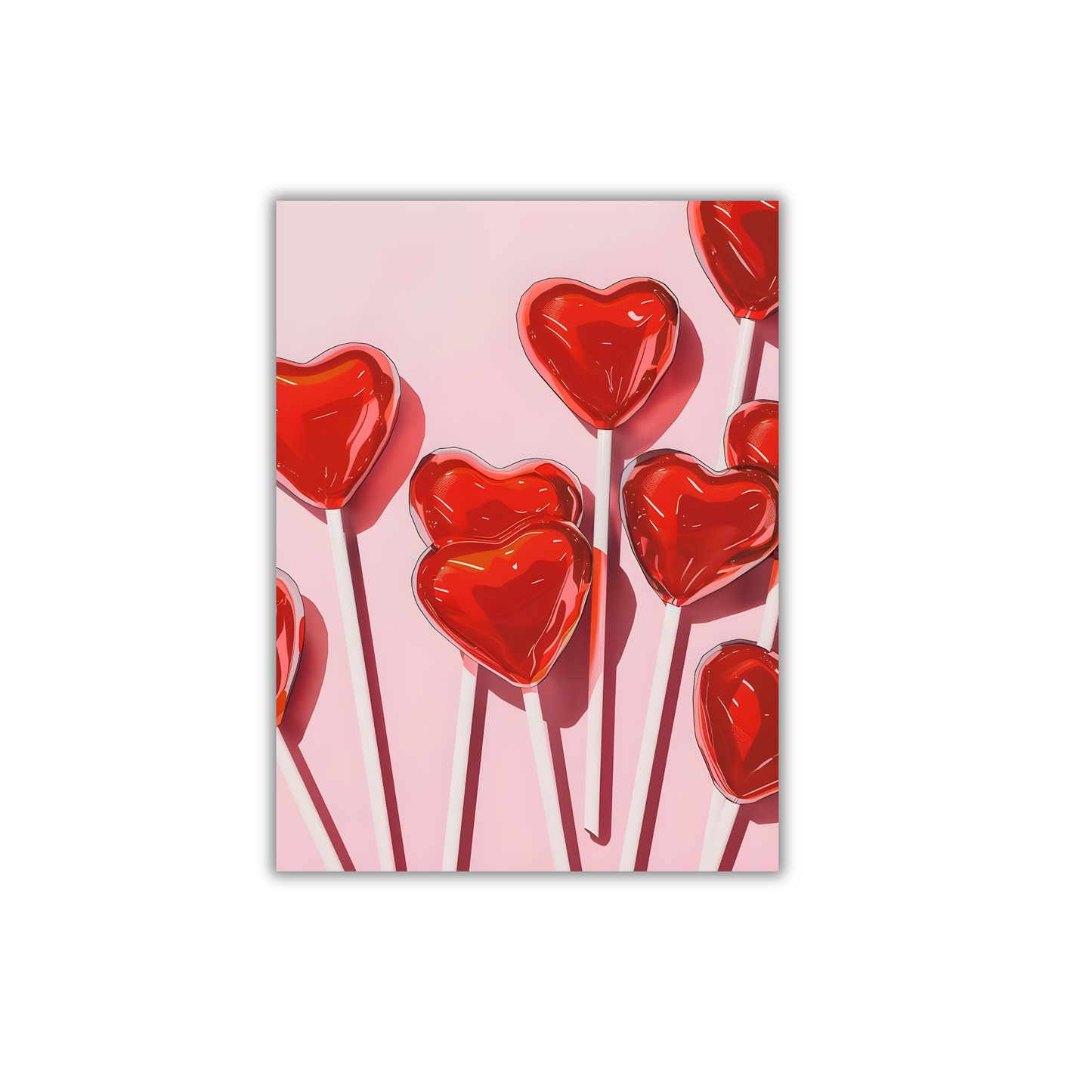 heart-shaped lollipops Girly Poster #520