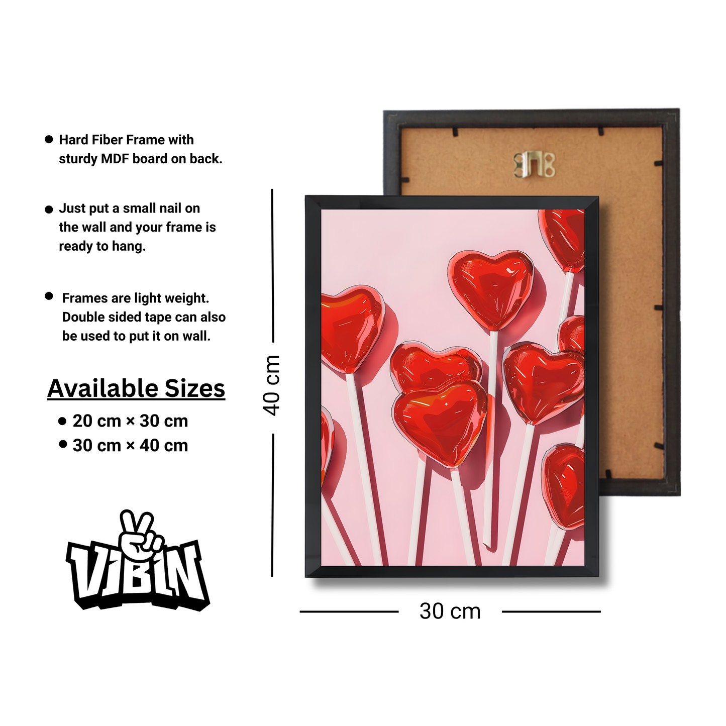 heart-shaped lollipops Girly Poster #520