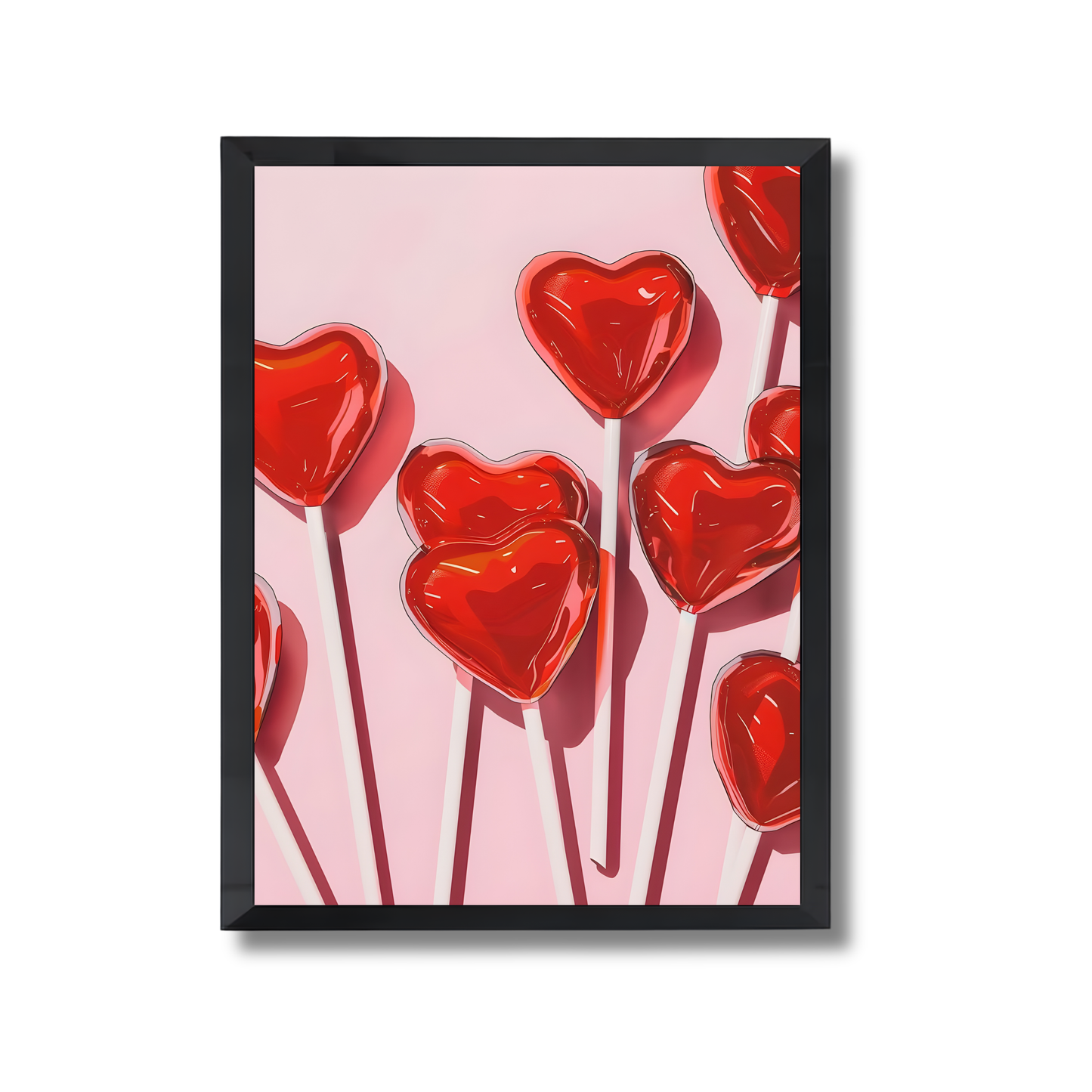 heart-shaped lollipops Girly Poster #520