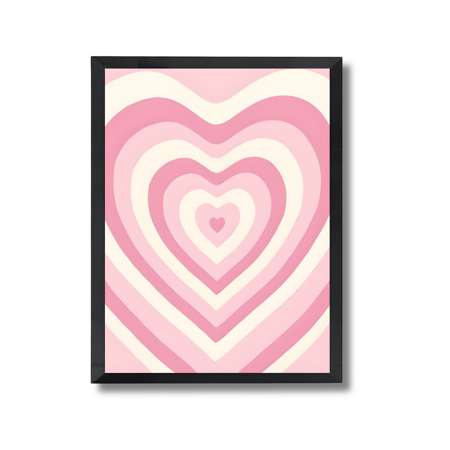 pink heart aesthetic Girly Poster #526