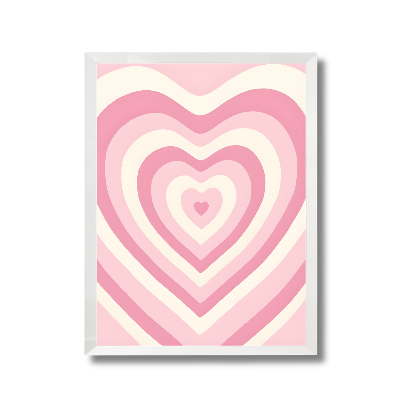 pink heart aesthetic Girly Poster #526