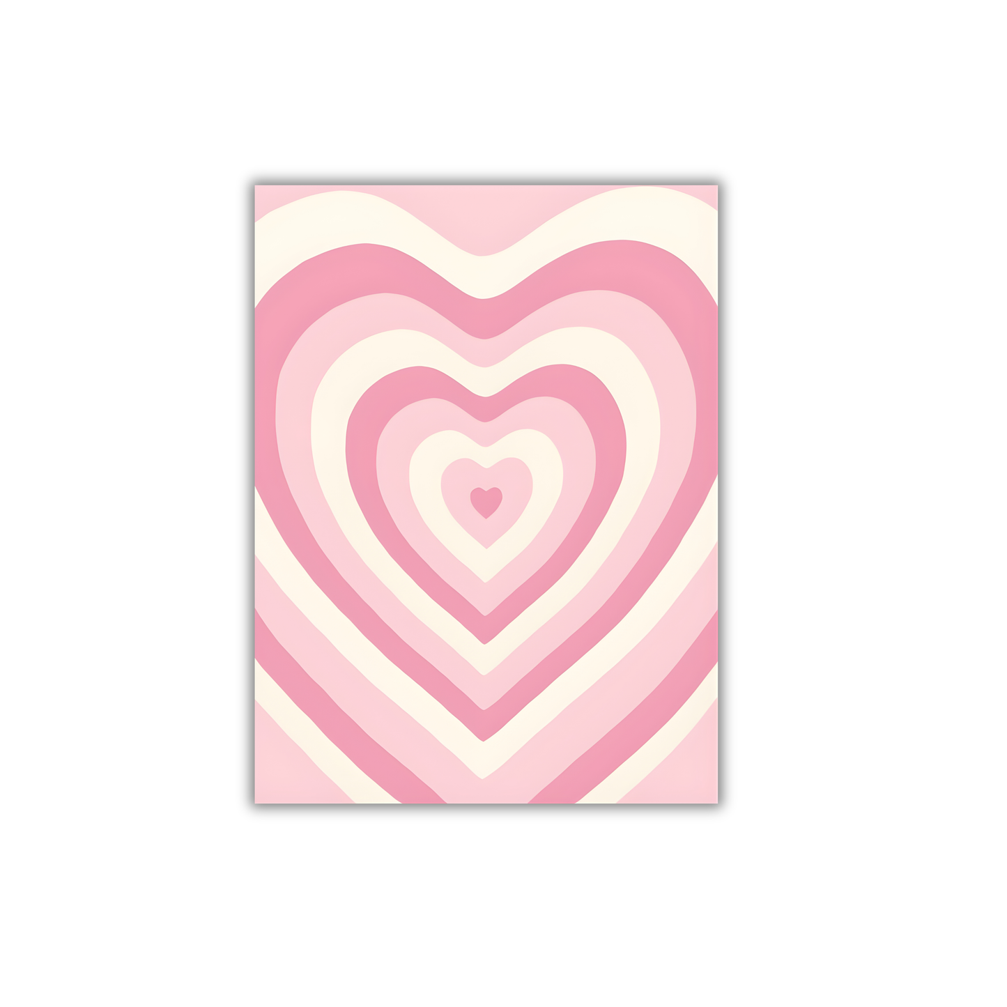 pink heart aesthetic Girly Poster #526