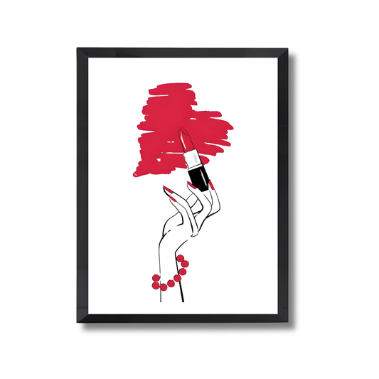 Lipstick Love Girly Poster #532