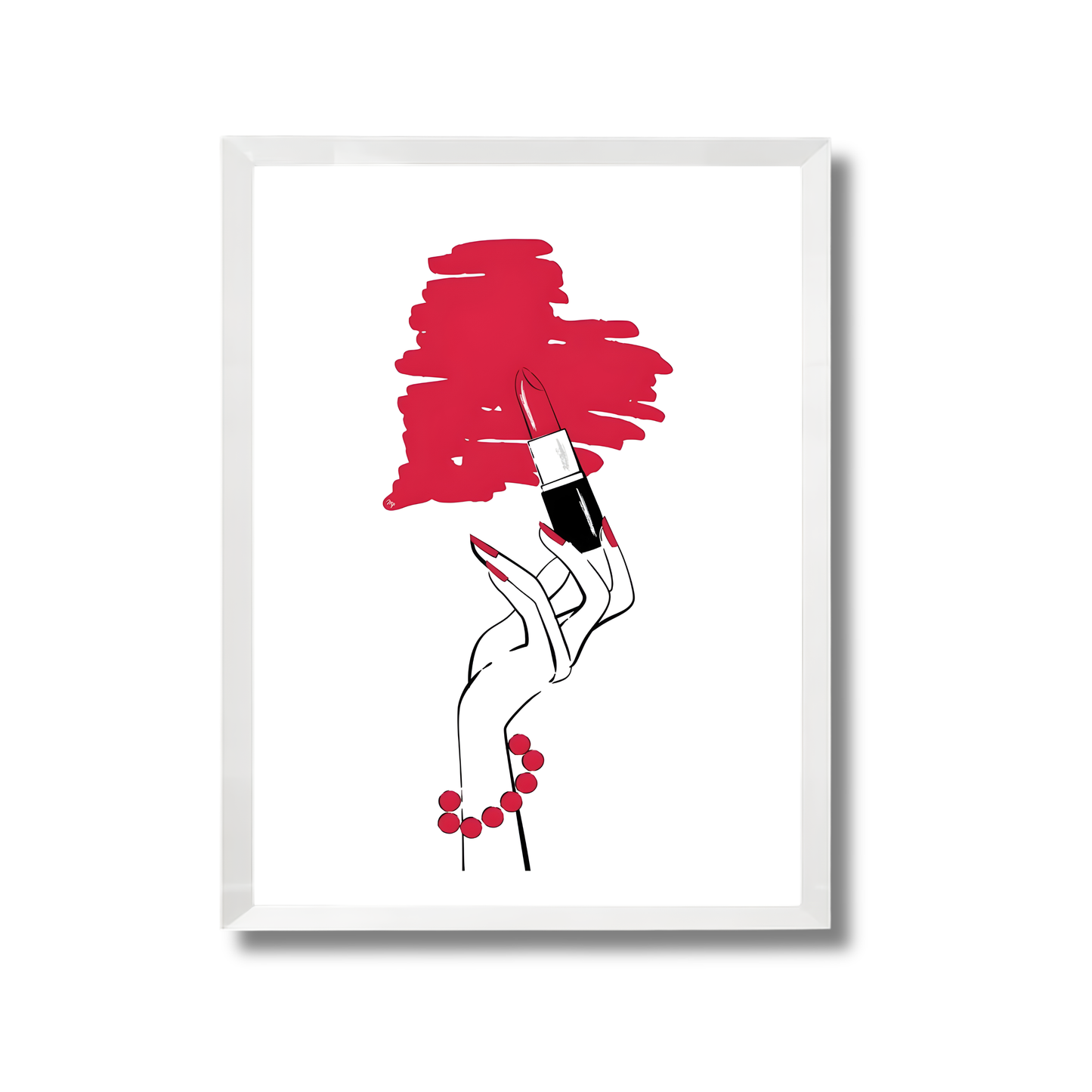 Lipstick Love Girly Poster #532