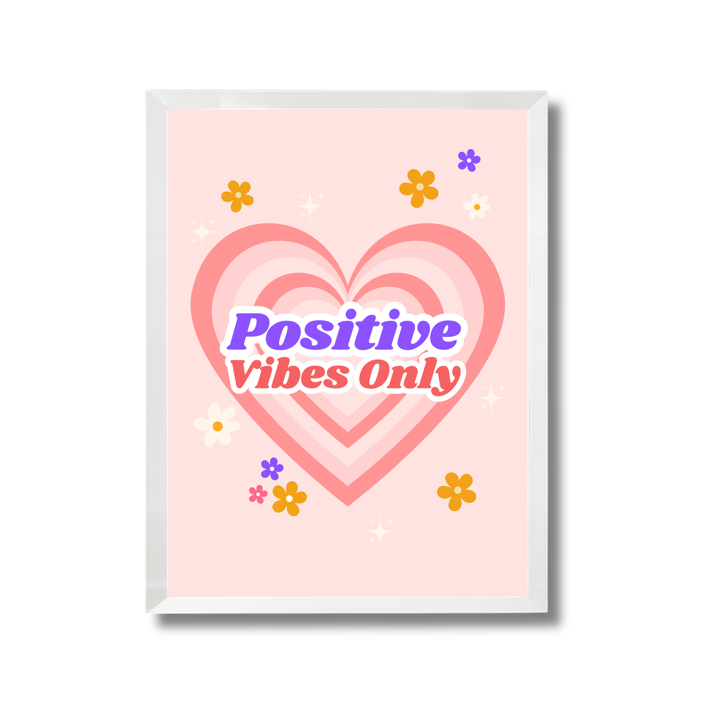 Positive vibes only Girly Poster #539