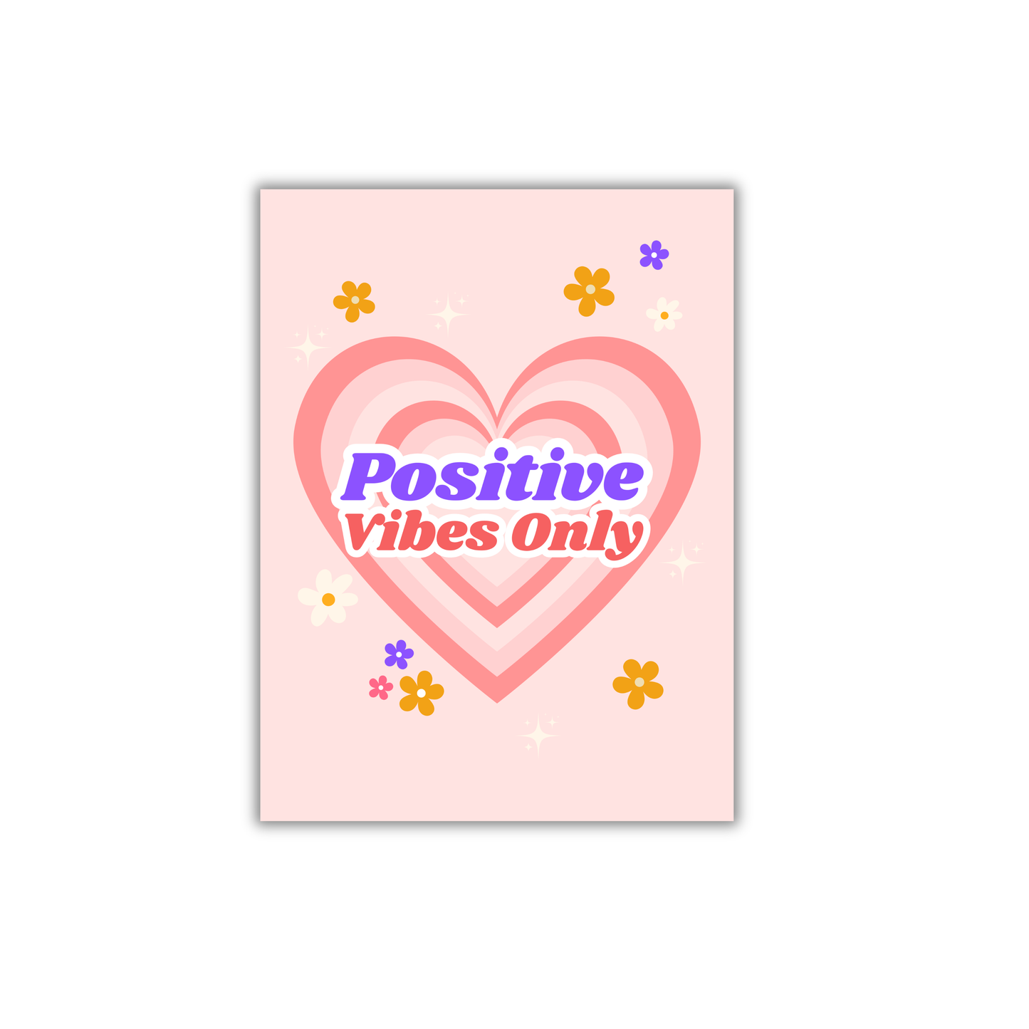 Positive vibes only Girly Poster #539