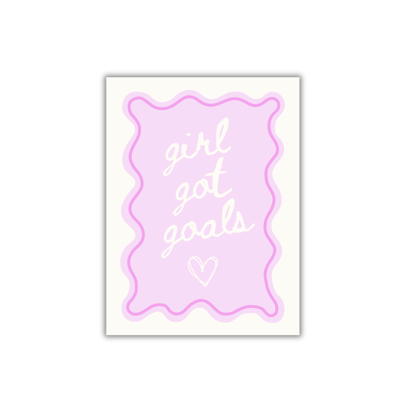 girl got goals Girly Poster #542