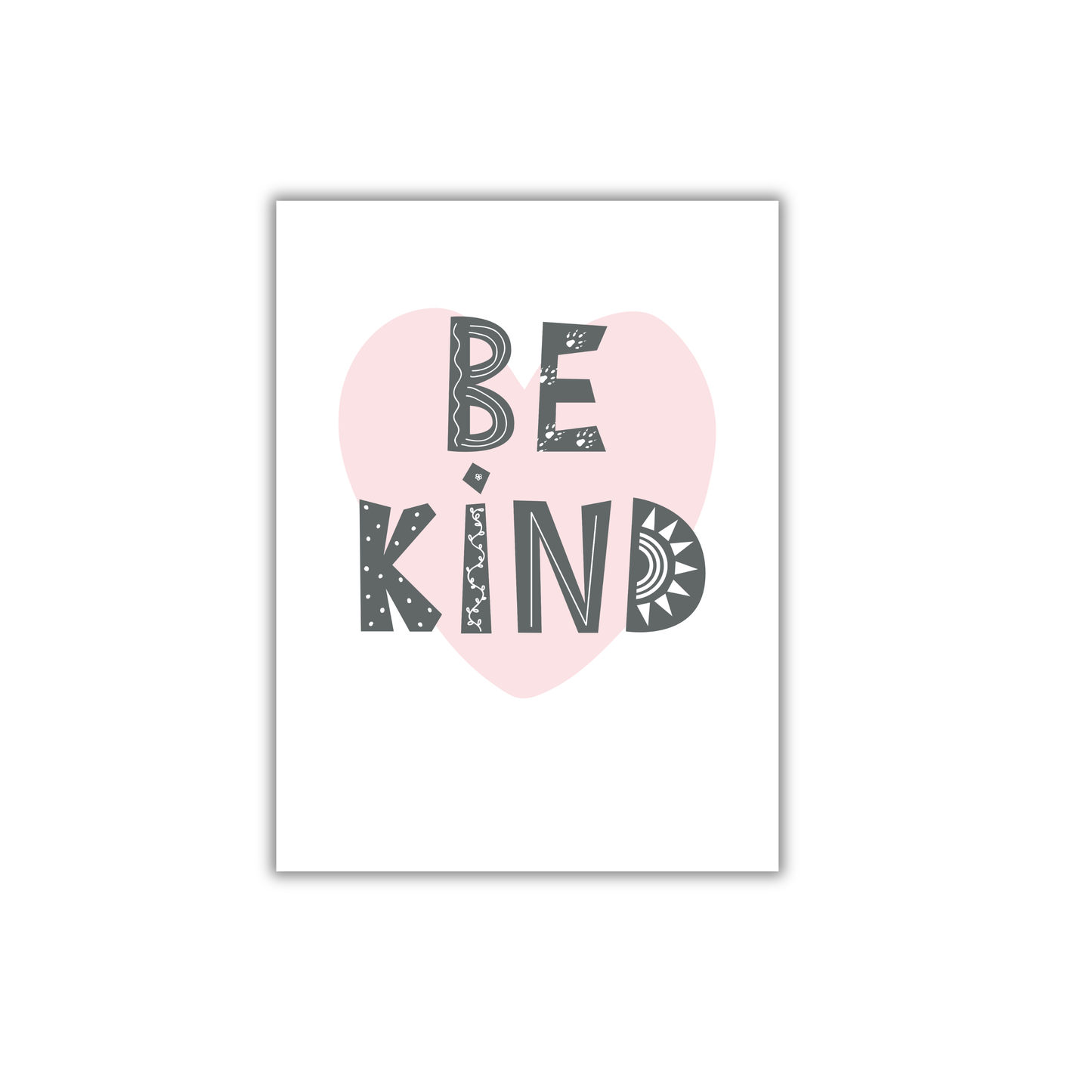 Be Kind Girly Poster #547