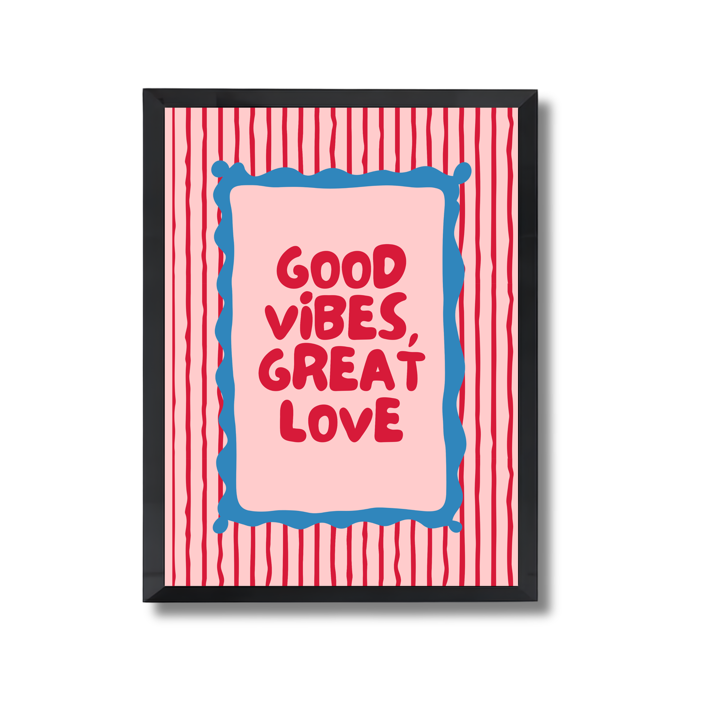 Good Vibes, Great Love Girly Poster #549