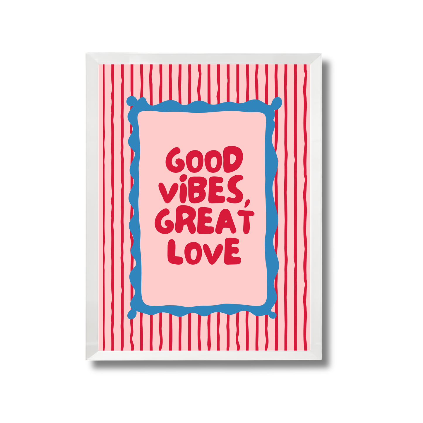 Good Vibes, Great Love Girly Poster #549