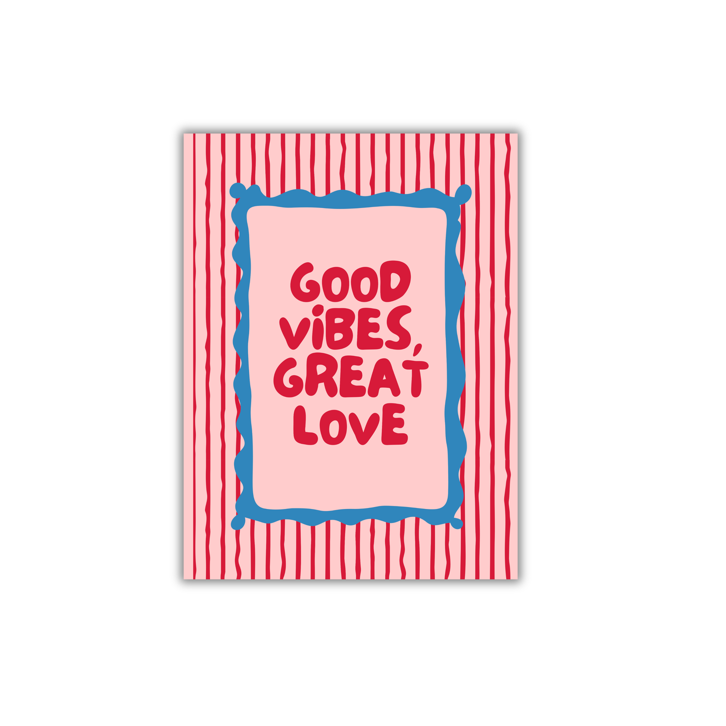 Good Vibes, Great Love Girly Poster #549