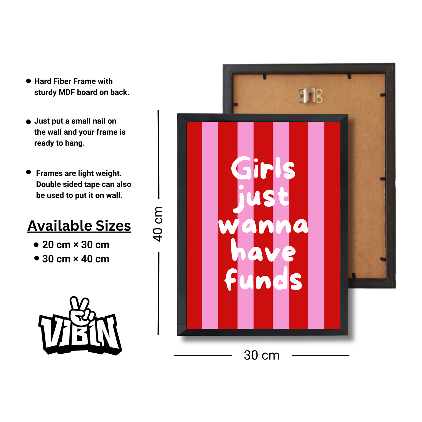 Girls just wanna have funds Girly Poster #550