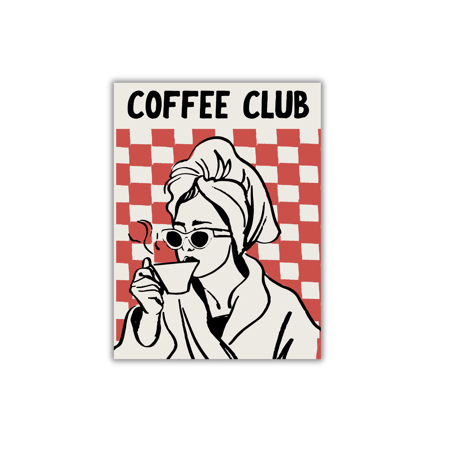 COFFEE CLUB Girly Poster #551