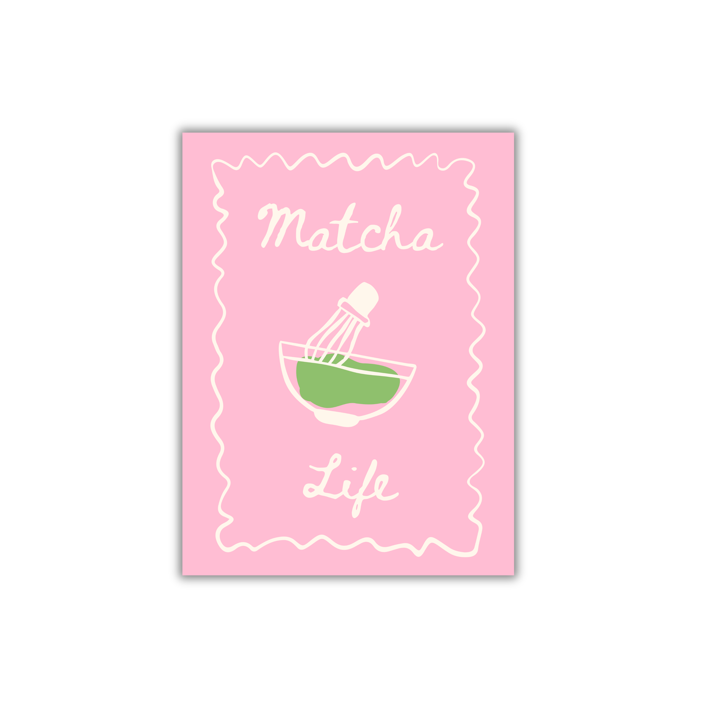 Matcha Life Girly Poster #552