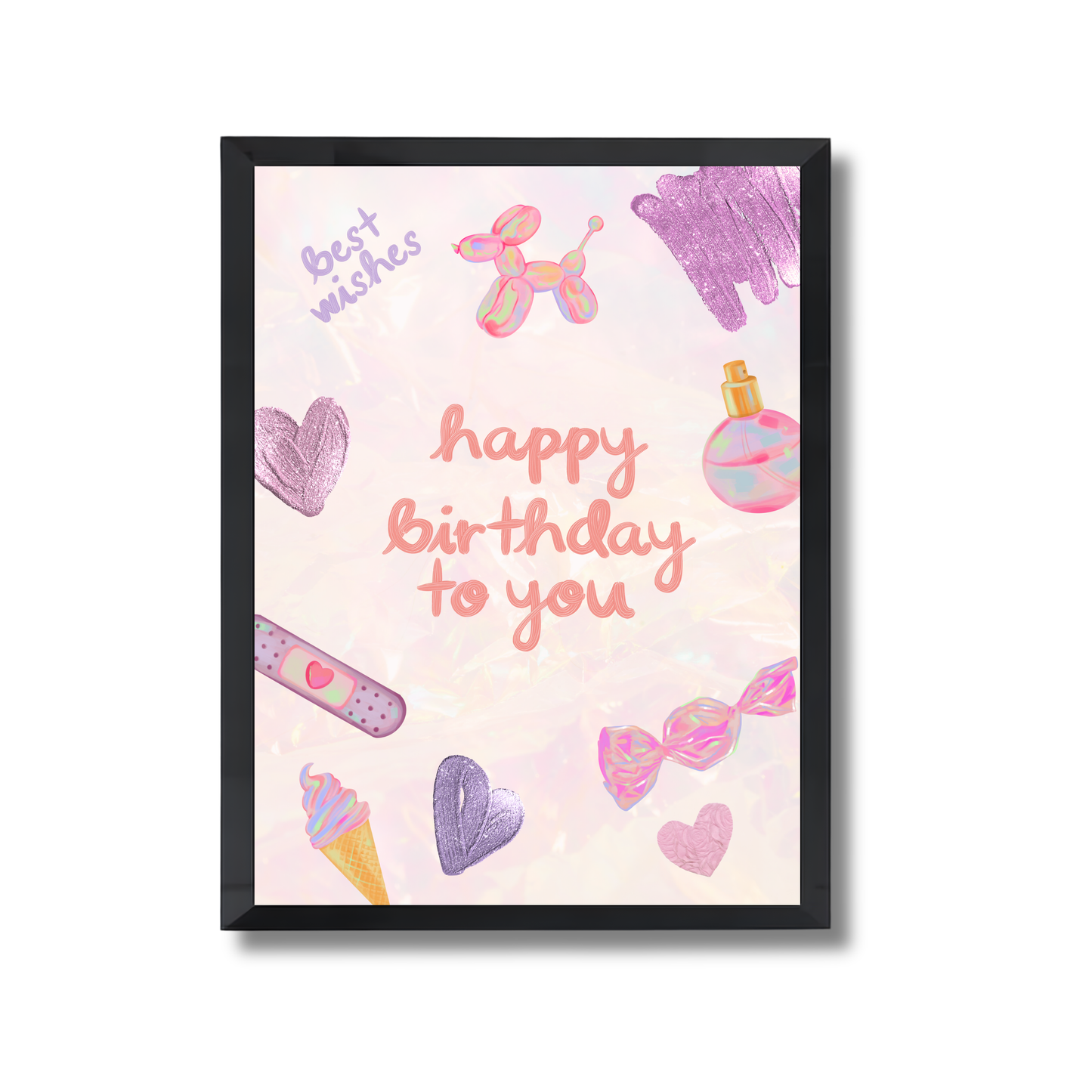 Happy Birthday Girly Poster #575