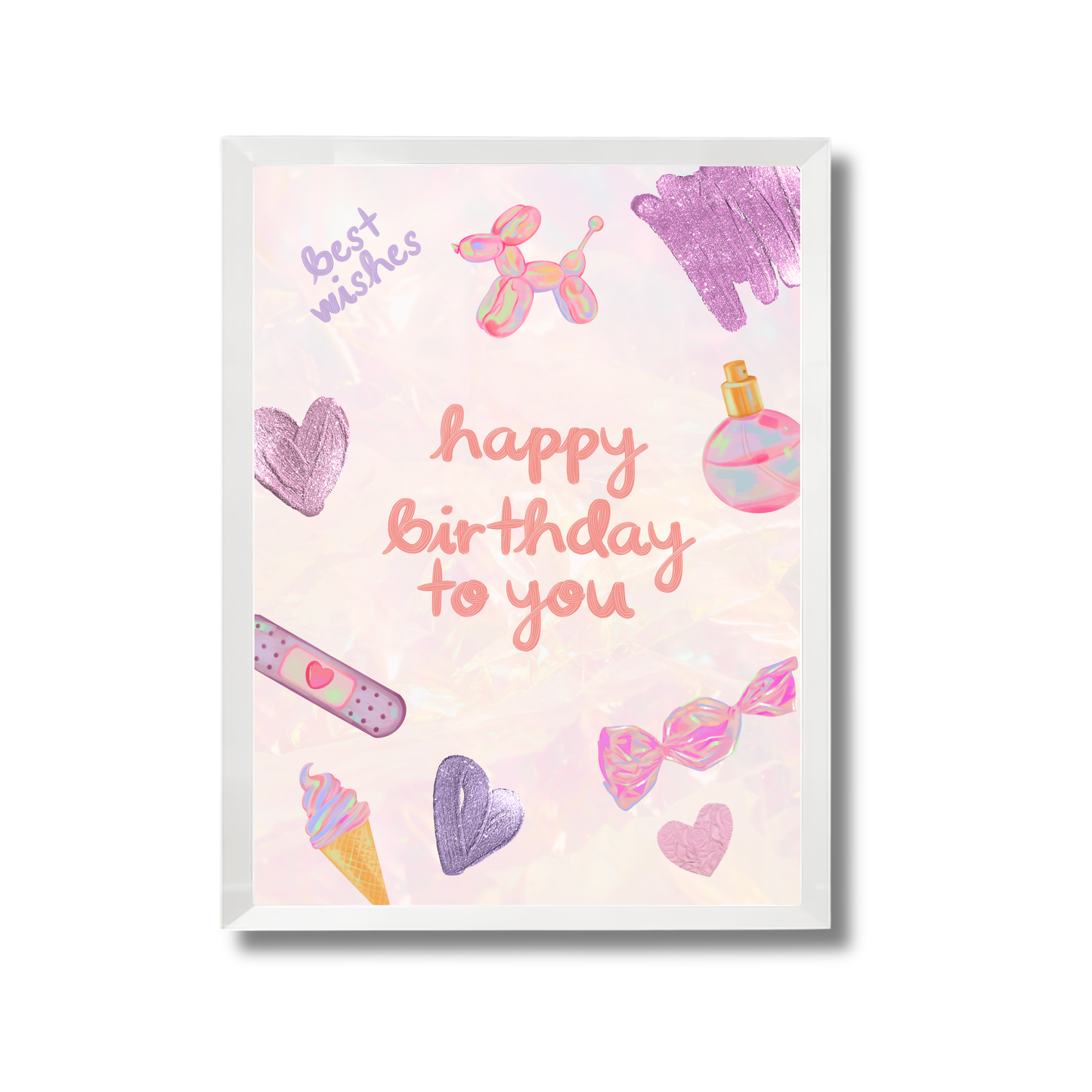 Happy Birthday Girly Poster #575