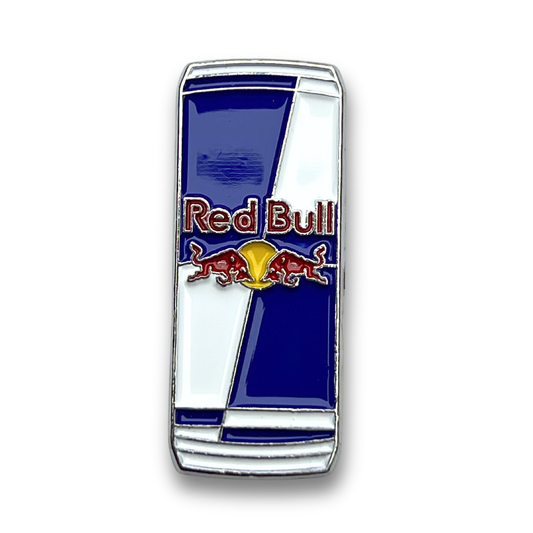 Red Bull themed Metal Phone Sticker With 3M Sticky Backing