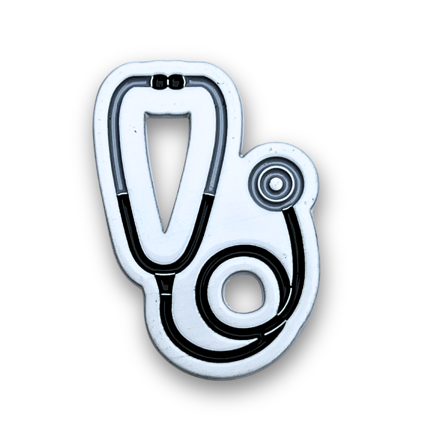Stethoscope Healthcare Metal Phone Sticker With 3M Sticky Backing