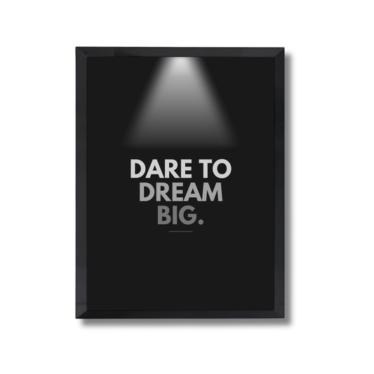 Dare to dream big Motivational Poster #578