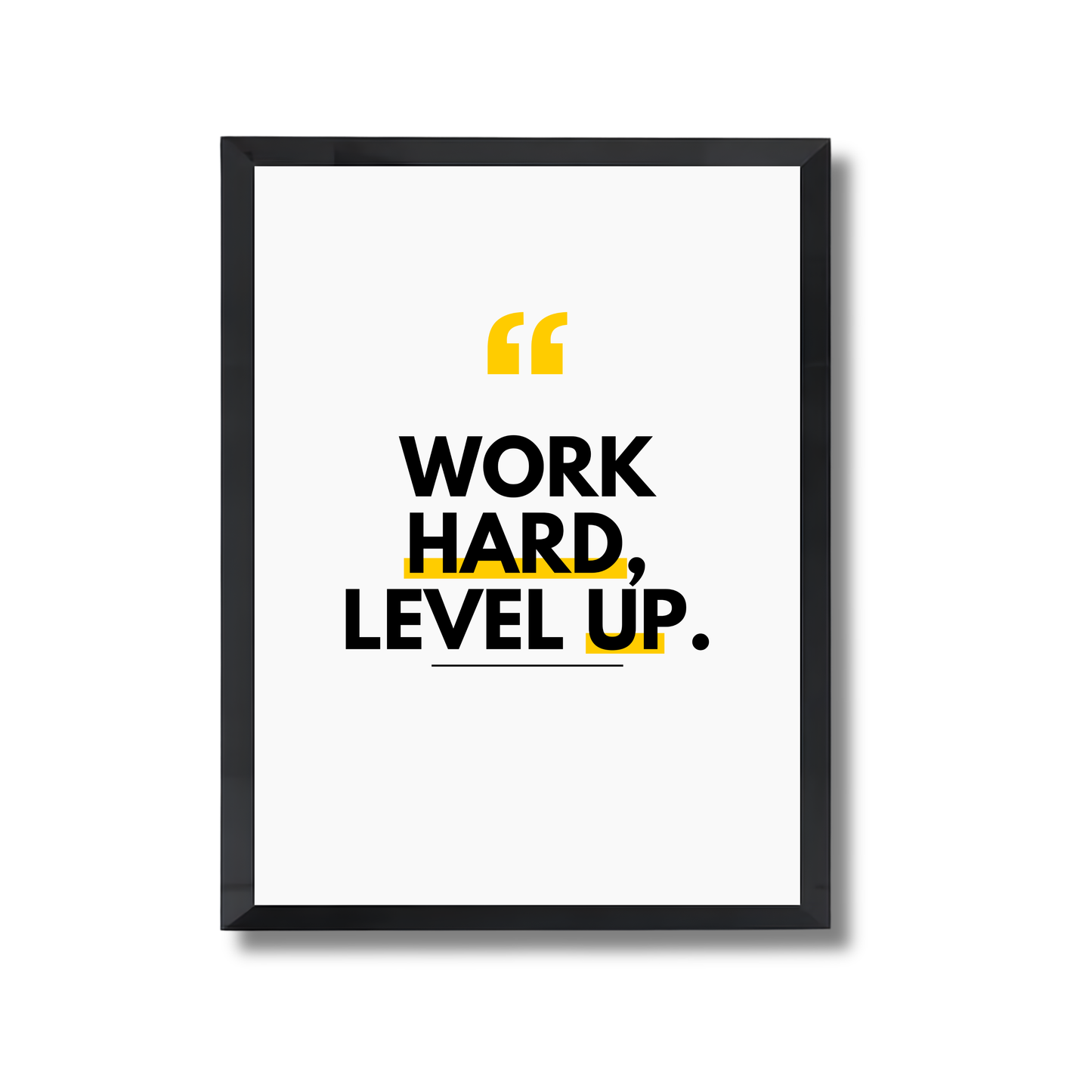 Work Hard, Level Up Motivational Poster #579