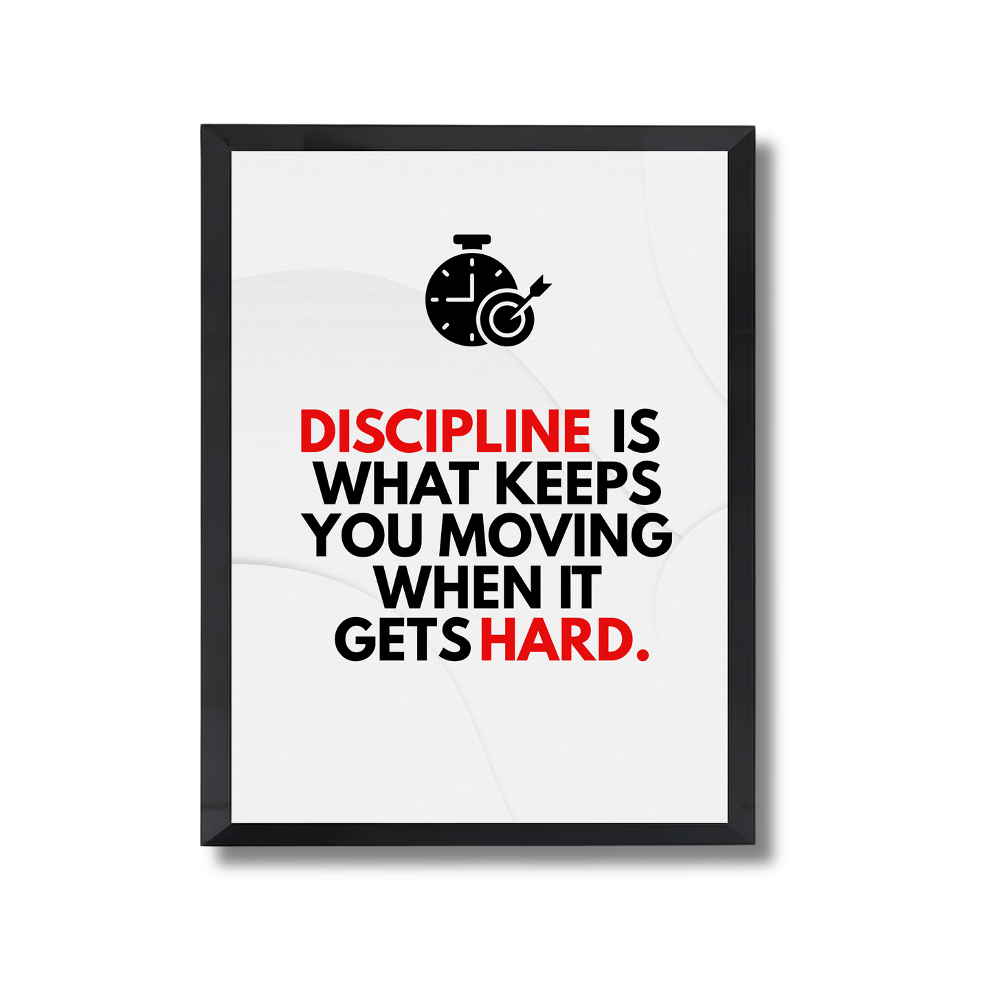discipline over fleeting Motivational Poster #581