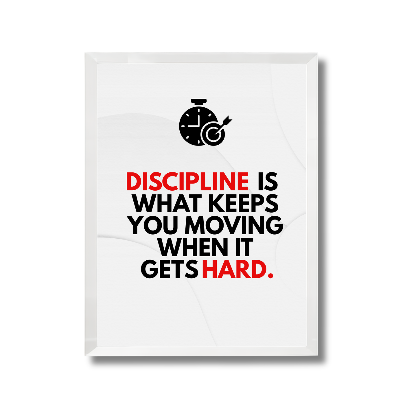 discipline over fleeting Motivational Poster #581