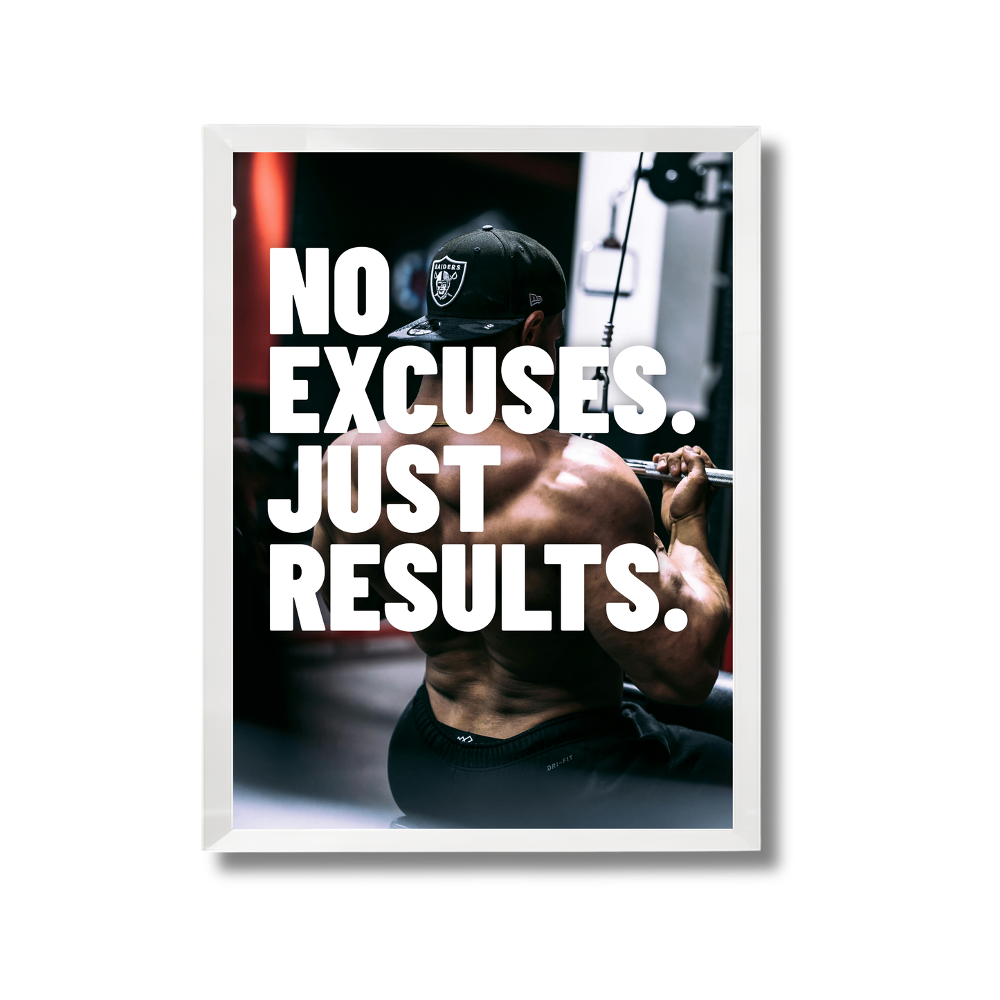 No Excuses. Just Results. Motivational Poster #585