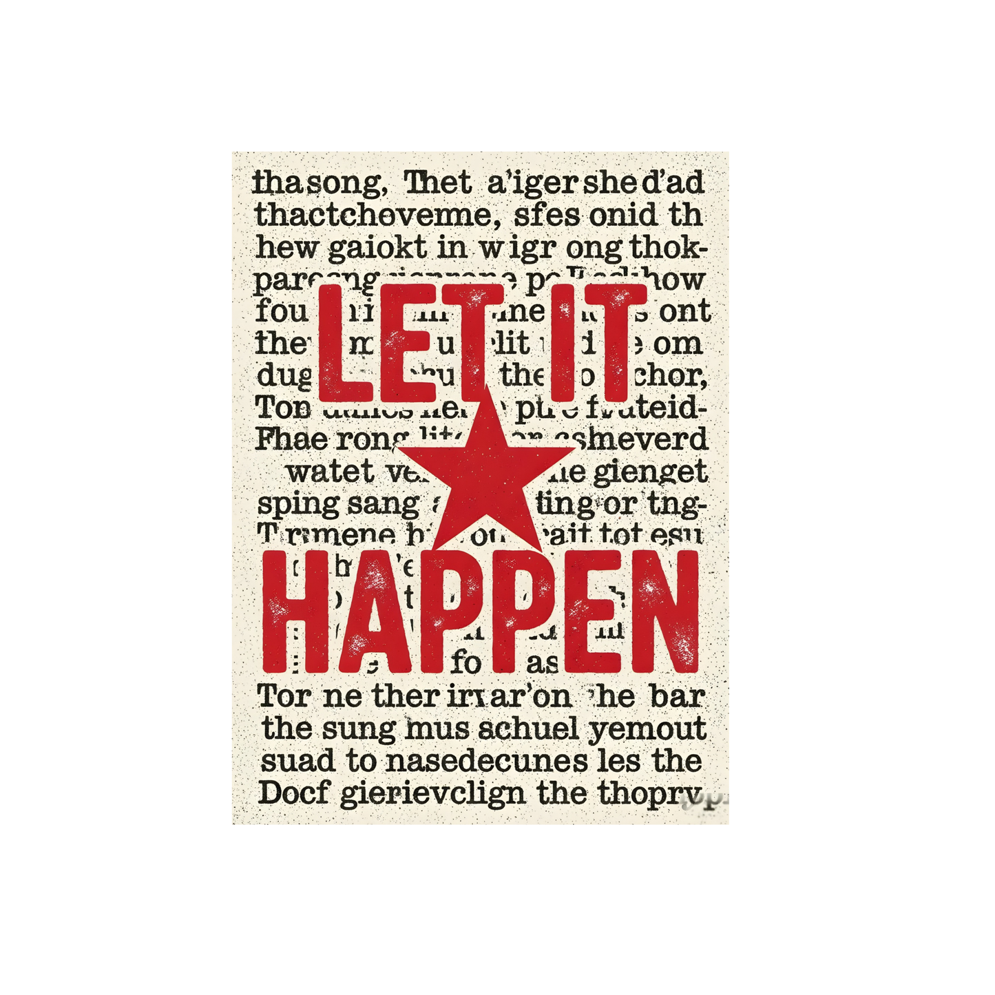 Let it happen Motivational Poster #594