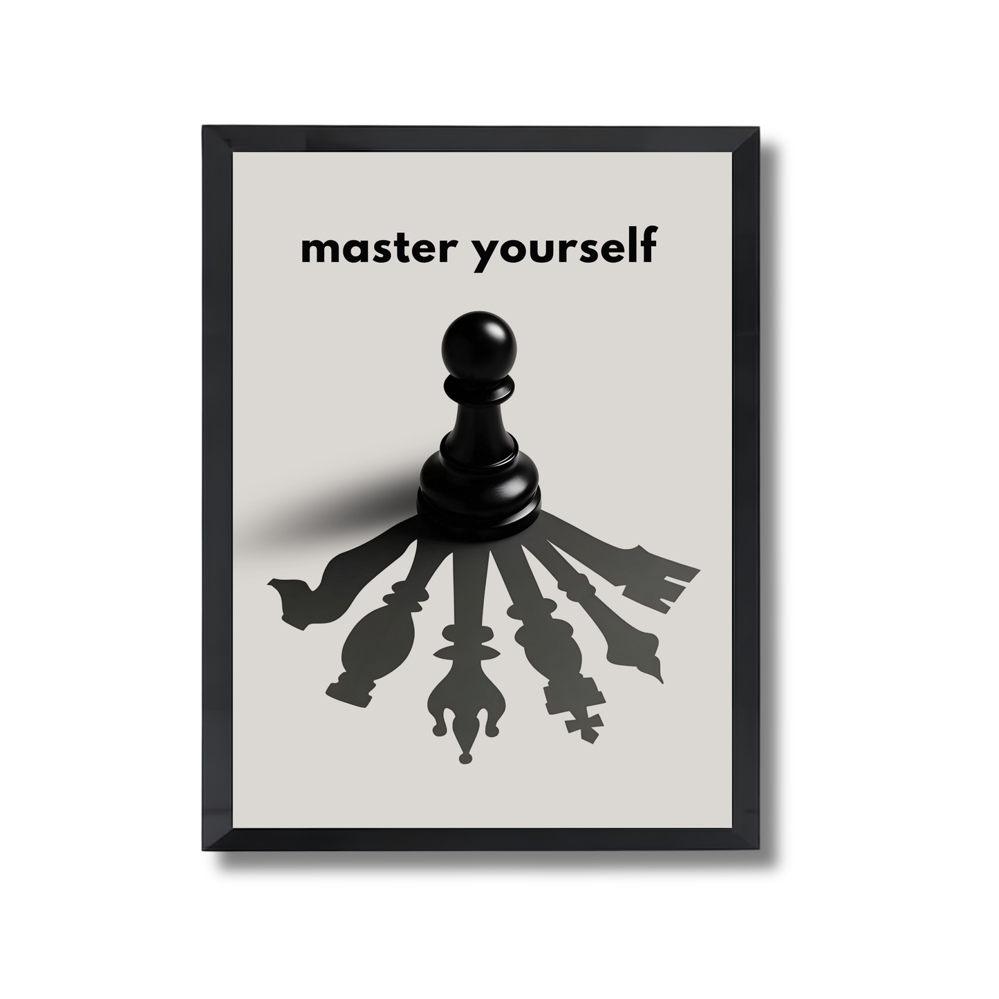 master yourself Motivational Poster #597