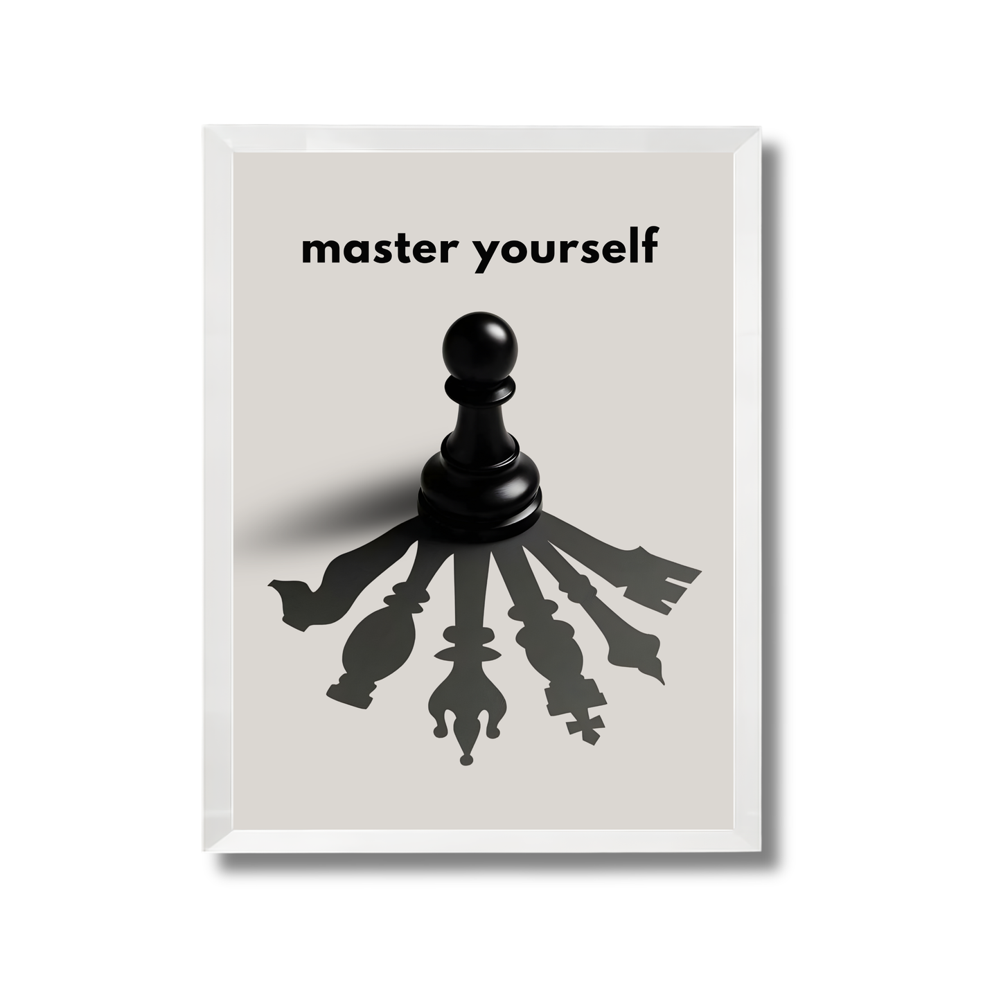 master yourself Motivational Poster #597