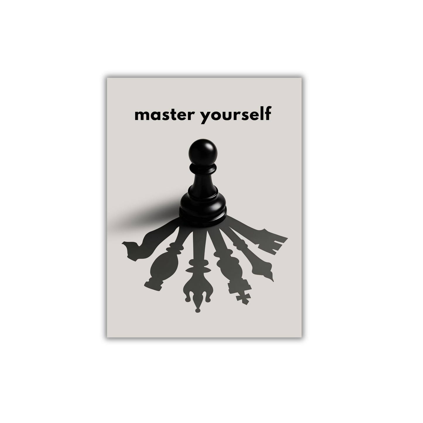 master yourself Motivational Poster #597