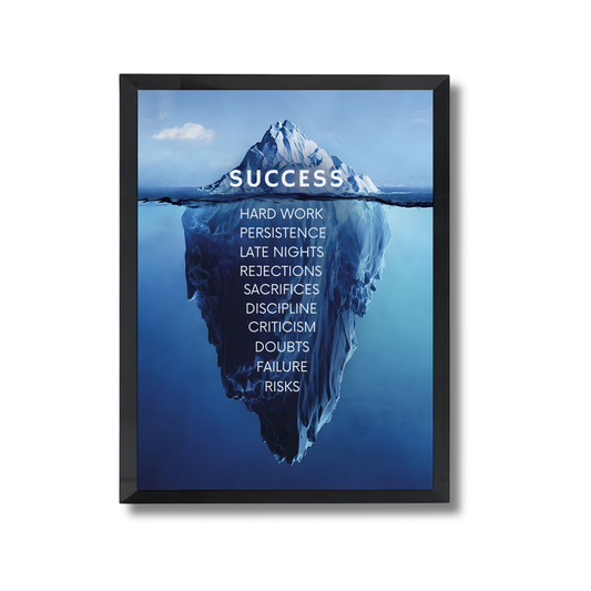 Success iceberg Motivational Poster #601