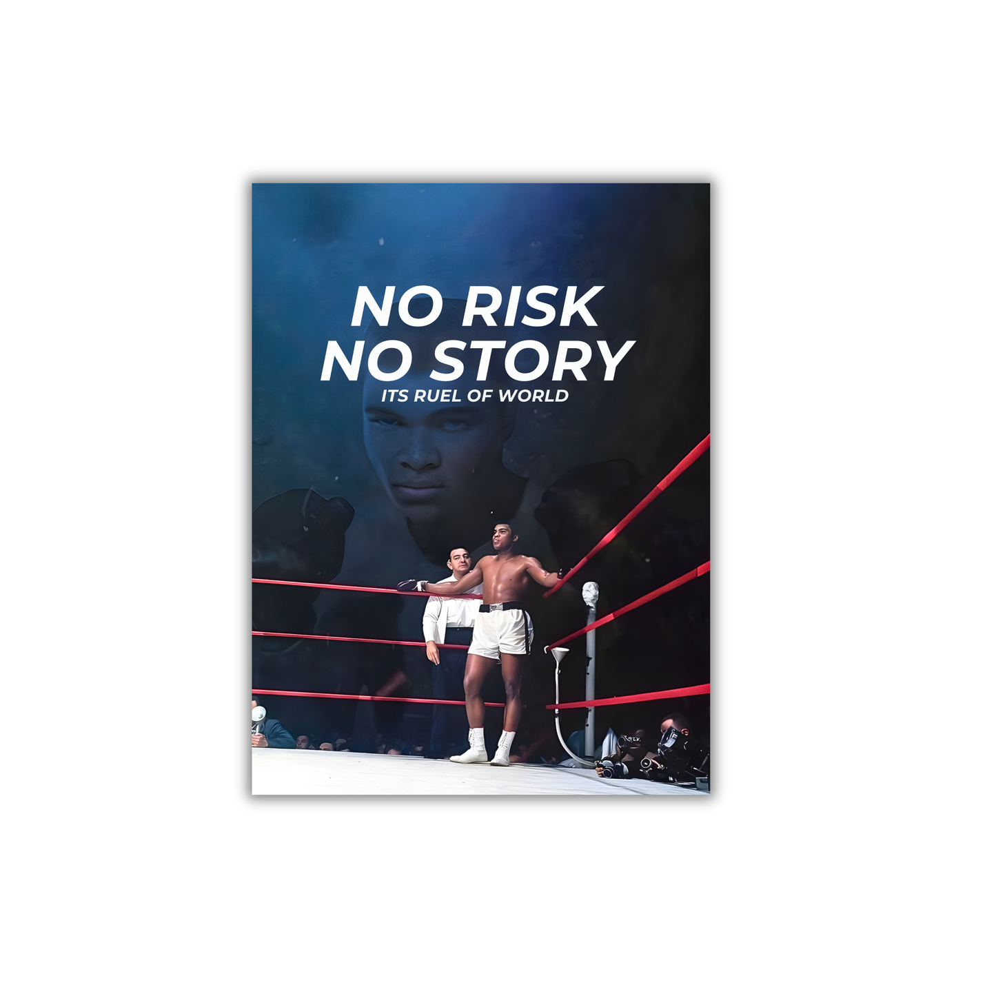 NO RISK
NO STORY
ITS RUEL OF WORLD Motivational Poster #612