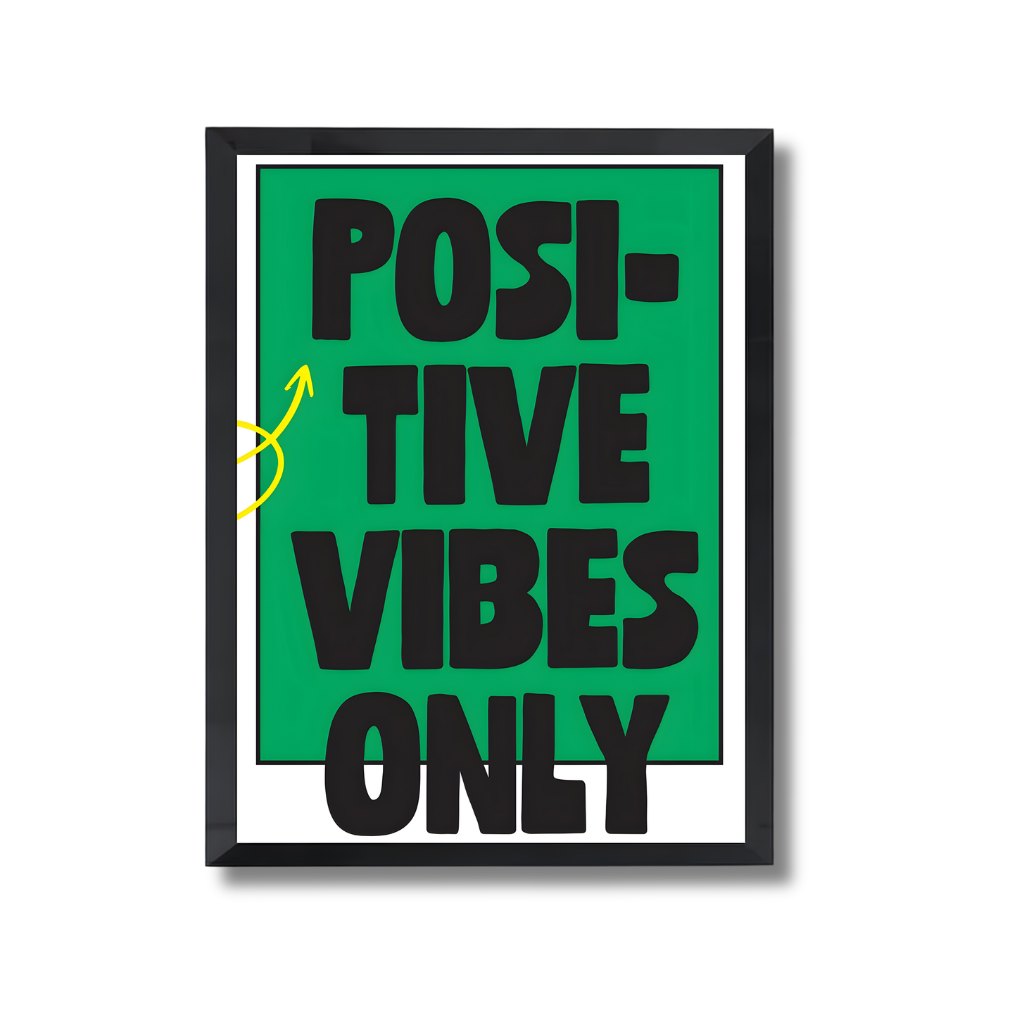 Positive vibes only Motivational Poster #636