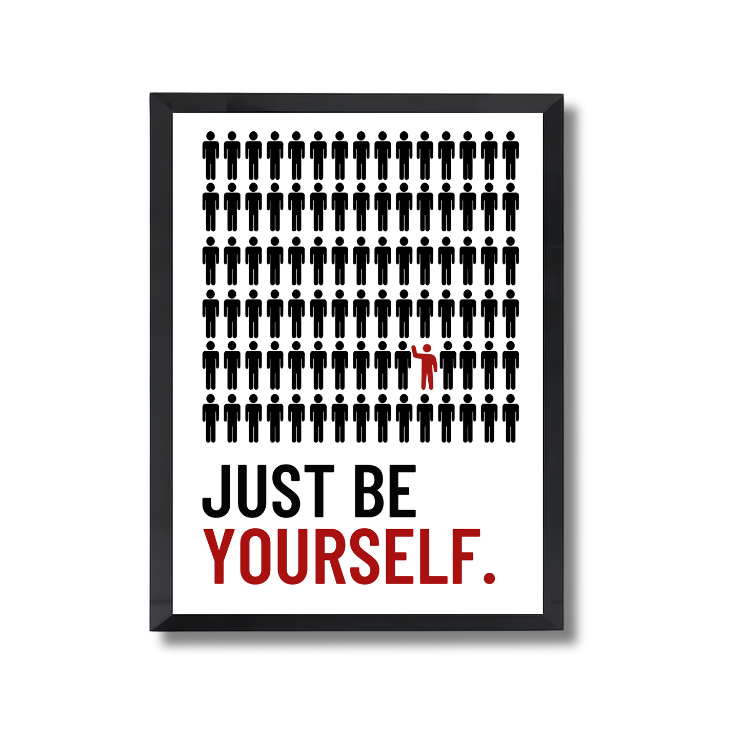 JUST BE YOURSELF. Motivational Poster #638