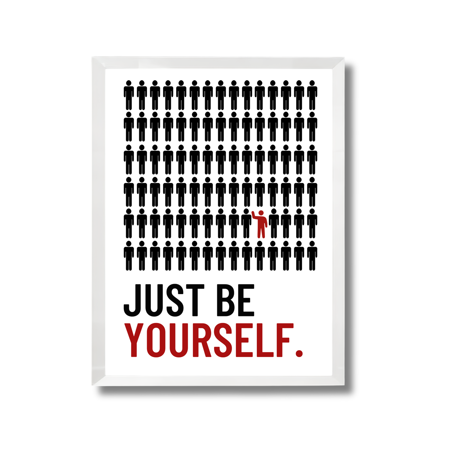 JUST BE YOURSELF. Motivational Poster #638