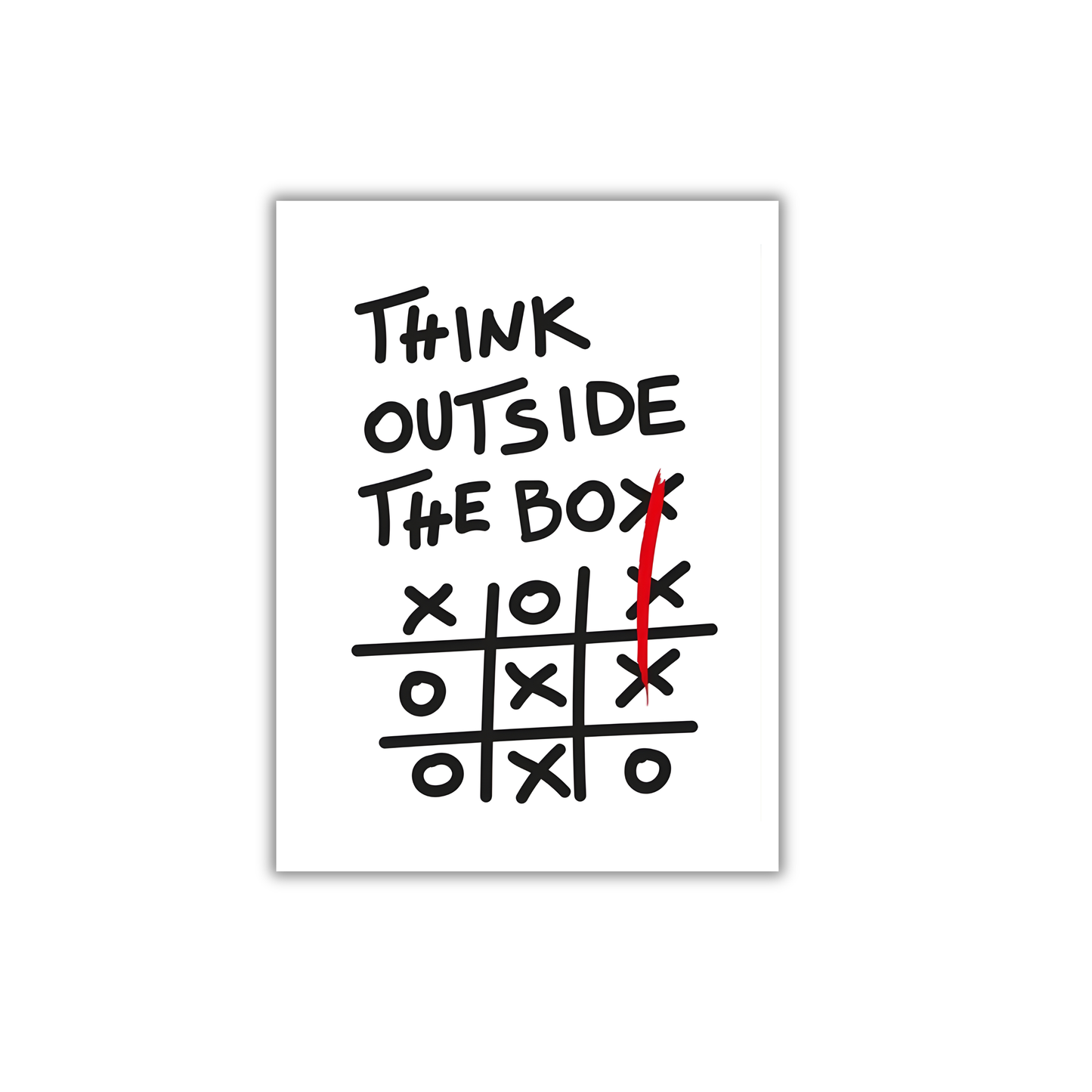 Think outside the box Motivational Poster #641