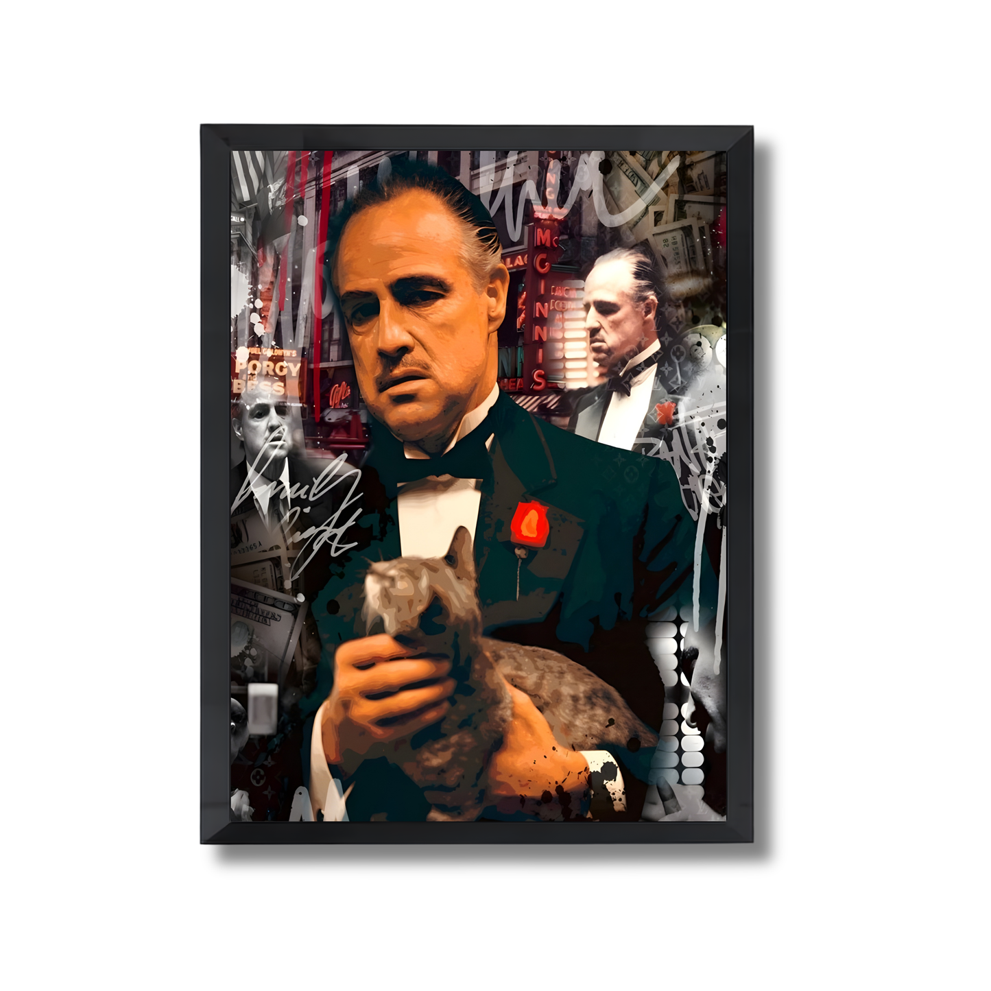 Don Vito Corleone from the 1972 film The Godfather. Poster #652