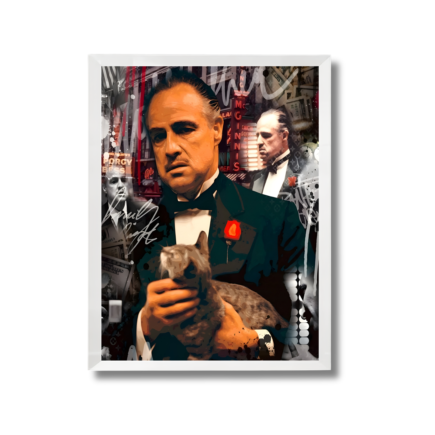 Don Vito Corleone from the 1972 film The Godfather. Poster #652