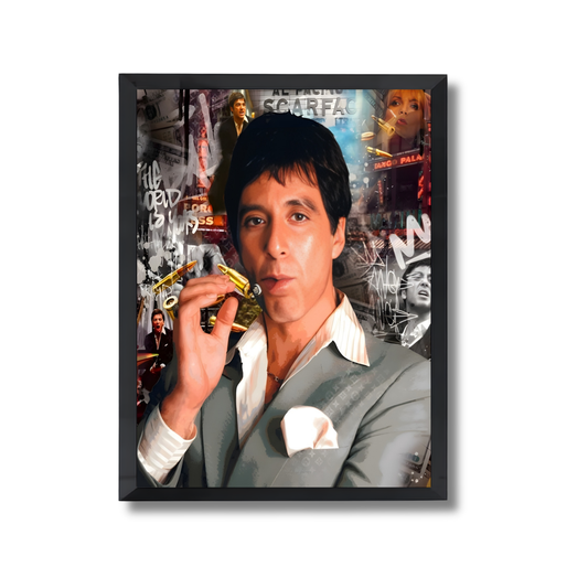 Tony Montana from the 1983 crime film Scarface. Poster #653