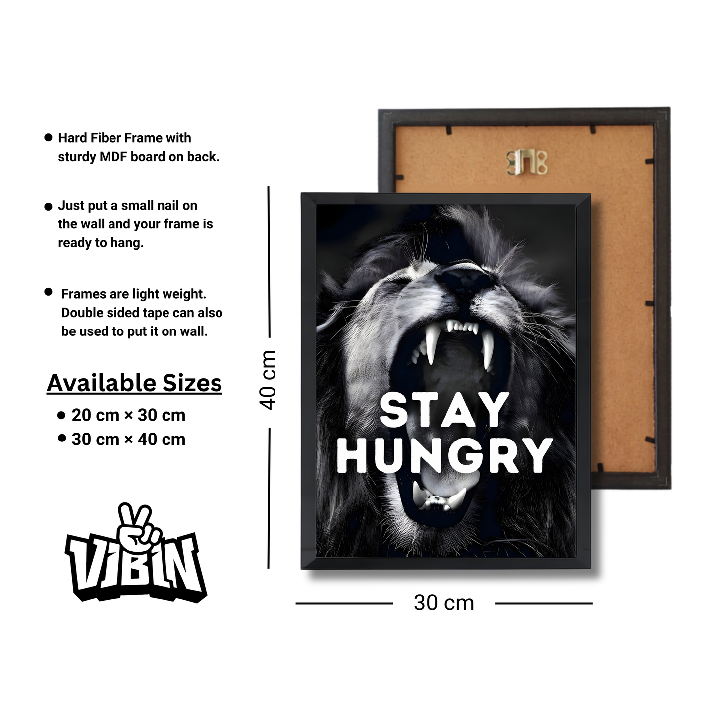 Stay Hungry Motivational Poster #656